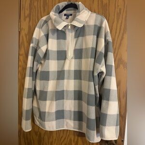 Fleece Chaps Plaid Color Gray& Cream Size XL Cozy, Warm, Winter Dream.